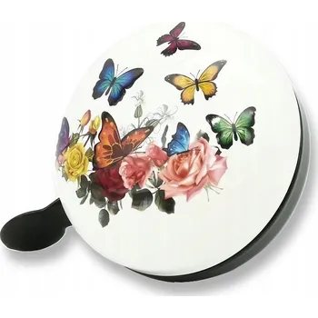 Zvonek na kolo Cyklistický zvonek Big Bell motýli 80 mm