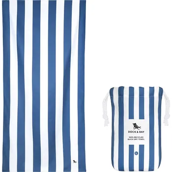 Úložný box Dock & Bay, Plážový ručník rychleschnoucí Dock & Bay, 90 x 160 cm, tmavě modrý - Formadore