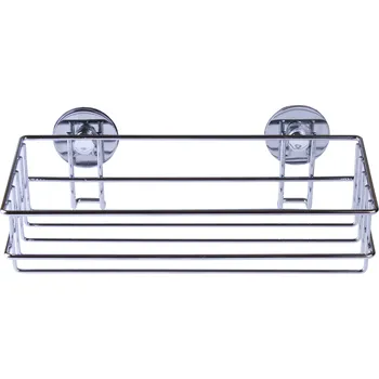 Drátěná police Koupelnová polička AWD Interior AWD02081129 8,7x25,5x11,5 cm stříbrná