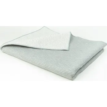 Dětská deka Dětská bambusová deka LISA 110x140 šedá měkká lehká pro miminka do postýlky