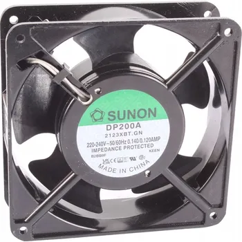 Domácí ventilátor Axiální ventilátor 230V AC 120x120x38mm, 165 m3/h, 45 dBA Sunon DP200A2123XBT