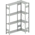 META zásuvný rohový regál 2000 x 750 /1000 x 300 mm nosnost 100 kg