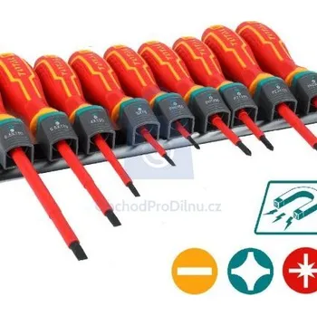 Šroubovák Šroubováky industrial elektrikářské 1000V, VDE, sada 9 ks, TOTAL , balení 1 ks