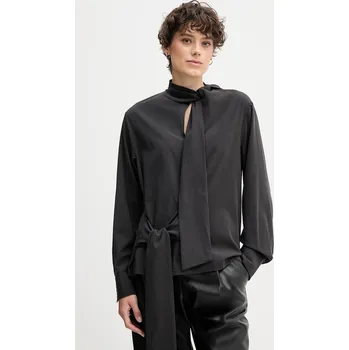 Dámská halenka Halenka Sandro Ferrone S165YBFCRUSCA černá 99X, vel. S