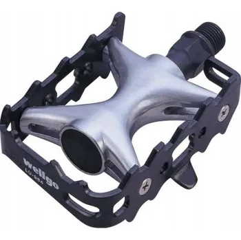 Pedál na kolo Platformové pedály Wellgo LU-964A černé