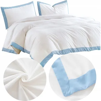 Povlečení Povlečení 160 x 200 3 dílů Bavlněný satén Hampton Fausto s ozdobnou lištou