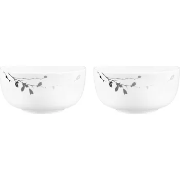 Talíř Sada 2 kulatých misek 17,5 cm s motivem růže Seltmann Liberty