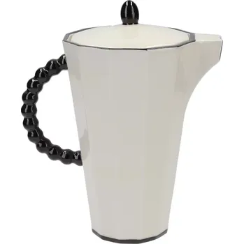 Konvice na čaj Konvice velká černá linka 700 ml