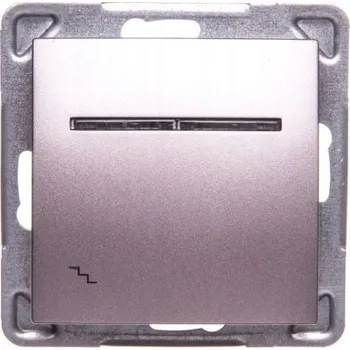 vypínač Schodišťový vypínač pod omítku Ospel stříbrný ŁP-3YS/m/23