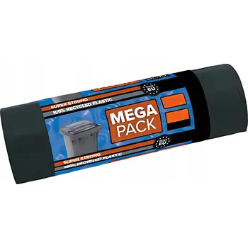 Pytle na odpadky SOLID Pytle na odpadky 120l UNIVERZÁLNÍ SILNÉ 20 KS ČERNÉ