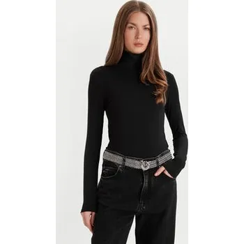 Opasek PINKO Dámský pásek Strass Buckle Belt H2 105878 A2X8 Stříbrná M_L