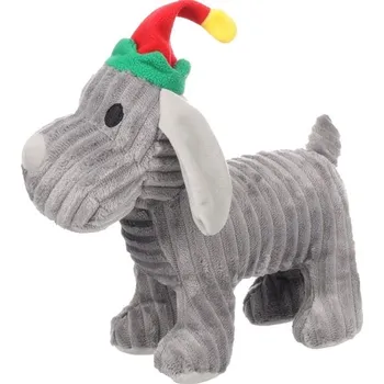 Hračka pro psa Hračka plyš vánoč.Aviana pes šedý 25cm Flamingo