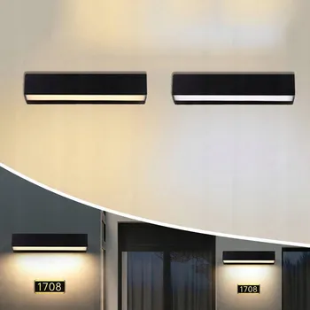 Venkovní osvětlení LED FASÁDNÍ VENKOVNÍ SVÍTIDLO NA ZEĎ DLOUHÉ 30W 50cm Teplá Bílá