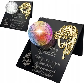 Smuteční dekorace Hřbitovní Svíčka SOŠKA NA HŘBITOV BAREVNÁ LED lampička na hrob PRO DĚDEČKA