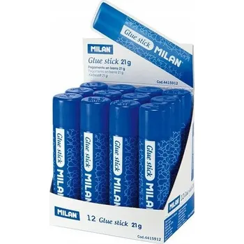 Kancelářské lepidlo Lepidlo v tyčince Milan 21 g 12 kusů