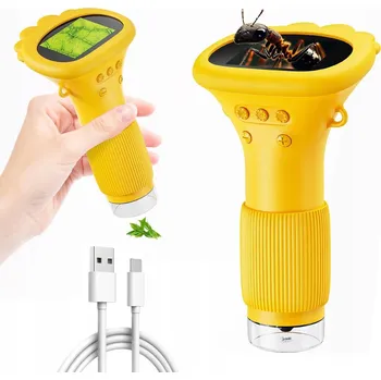 VZDĚLÁVACÍ VĚDECKÝ DIGITÁLNÍ MIKROSKOP PRO DĚTI ZVĚTŠENÍ LED 1000x