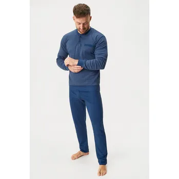 Dámské pyžamo Bavlněné pyžamo Alan dlouhé