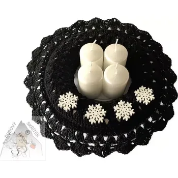 Věnec Dubový skřítek Černý věnec 27 cm