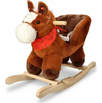 Houpací kůň KONIK NA BIEGUNACH Z FOTELEM I PASAMI HOUPAČKA KŮŇ HOUPACÍ KŮŇ
