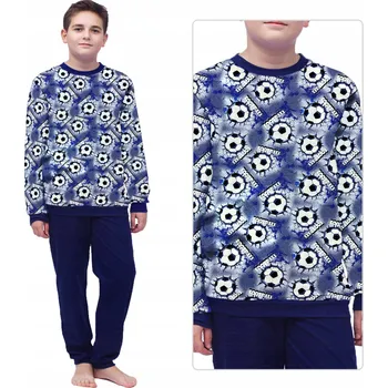 Chlapecké pyžamo Marcinkowski pyžamo modré velikost 134