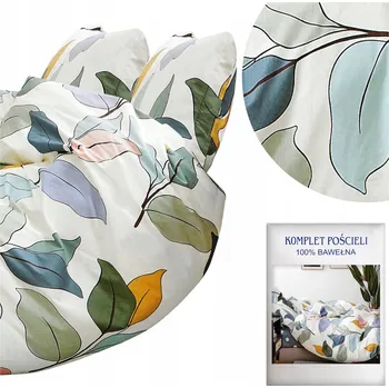 Povlečení Povlečení 200x220 3dílné bavlněný satén AIDA sada 2x povlak na polštář