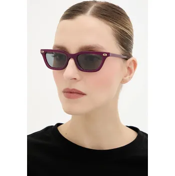 Sluneční brýle Sluneční brýle Gucci dámské, fialová barva, GG1944S 44X, vel. 50