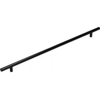 Nábytkové kování Relingová úchytka RE10, černá matná, 480/560mm