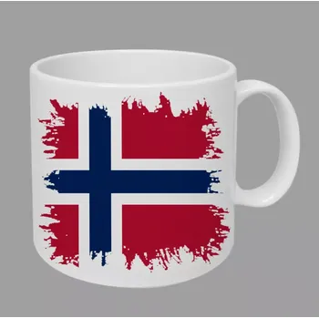 hrnek s vlajkou Norska 330ml (hrneček Norsko)