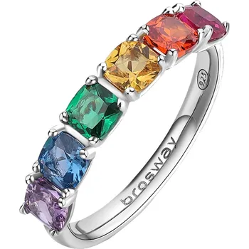 Šperk Brosway Slušivý stříbrný prsten Fancy Joyful Rainbow FJR07 56 mm + 2 měsíce na vrácení zboží