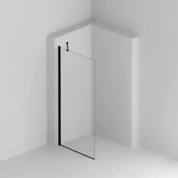 Pevná stěna ALFA 90 Black Clear