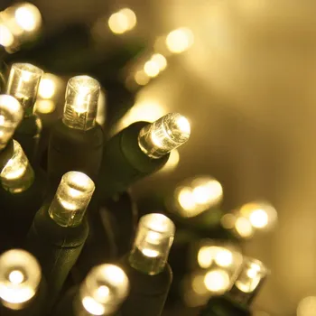 Vánoční osvětlení Venkovní LED vánoční řetěz - teplá bílá, 21m, 210 LED