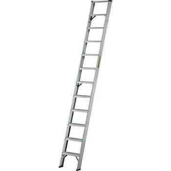 Žebřík JUST hliníkové opěrné schůdky typ 59, 1 x 9, délka 2,25 m