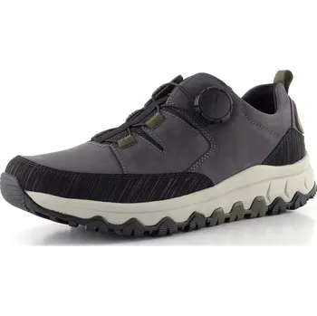 Pánské polobotky Gabor Rollingsoft pánské kožené polobotky iron/black 8005.15.03 - 42 | P698348