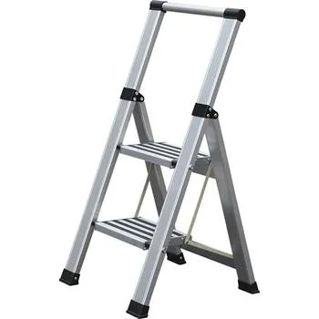 Žebřík RIAL hliníkový skládací žebřík Step+Store S 2 stupně