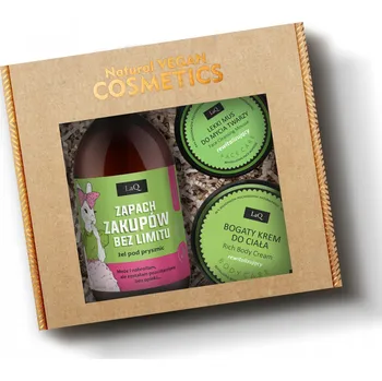 Sprchový gel Dámská kosmetická sada sprchový gel s krémem KIWI A HROZNOVÉ VÍNO LaQ