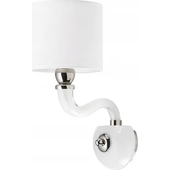 Nástěnné svítidlo Nástěnné svítidlo Nowodvorski bílé, stříbrné E14 40 W