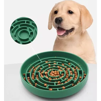 Miska pro psa Silikonová miska proti hltání pro psa labirint (SMZZ)