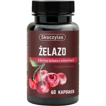 Skoczylas Železo 3 formy s vitamínem C - doplněk stravy - 60 kapslí