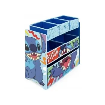 úložný prostor na hračky LILO A Stitch REGÁL ORGANIZÉR S ÚLOŽNÝMI BOXAMI NA HRAČKY PRO DĚTI