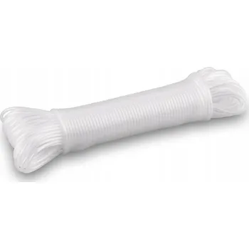 Šňůra na prádlo Šňůra na PRÁDLO Potahovaná BÍLÁ Tadar 30 m