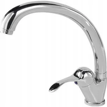 Vodovodní baterie Kuchyňská stojánková baterie DIAMOND BERMUDA stříbrná