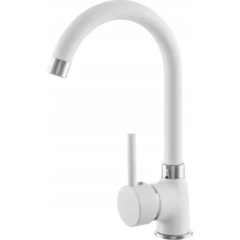 Vodovodní baterie Stojánková kuchyňská baterie Gamma 1 bílá