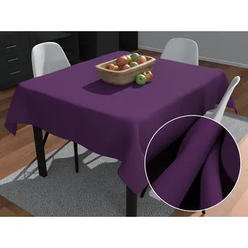 ubrus Dekorační čtvercový ubrus Rongo RG-064 Tmavě fialový 40x40 cm