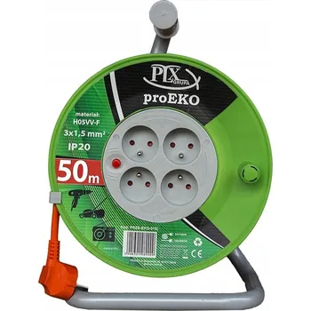 Napájecí kabel PRODLUŽOVACÍ KABEL BUBNU 3x1,5 50m EKO IP20 PLX