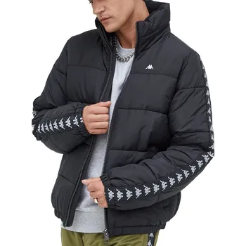 Pánský zimní kabát PÁNSKÁ ZIMNÍ PROŠÍVANÁ BUNDA KAPPA ČERNÁ VEL XL