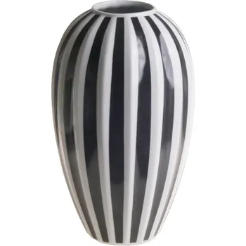 Váza Porcelánová Váza Z černé pruhy