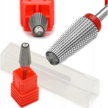 Pouzdro na mobilní telefon ODOLNÝ fréz na gel akryl premium wolframový kužel seříznutý červený Ovee