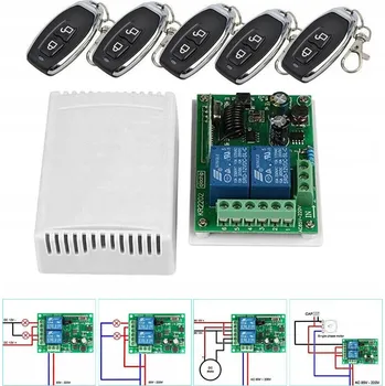 vypínač BEZDRÁTOVÝ MODUL PRZEKAŹNIKA 433MHZ RF SPÍNAČ PRO OVLÁDÁNÍ BRÁNY