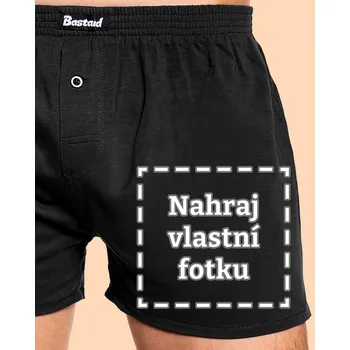 Trenýrky Bastard Vlastní potisk pánské trenky Black