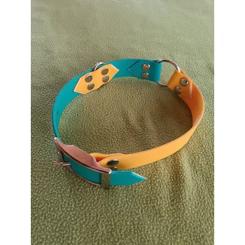 Obojek pro psa Svět Tlapky Obojek UNO v barvě zeleno žluté